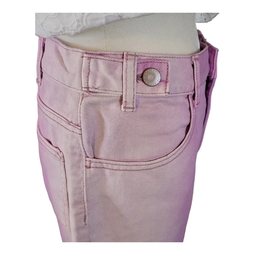 NEW Urban Outfitters BDG Longline Carpenter Purple Ombre Baggy Denim Shorts 27